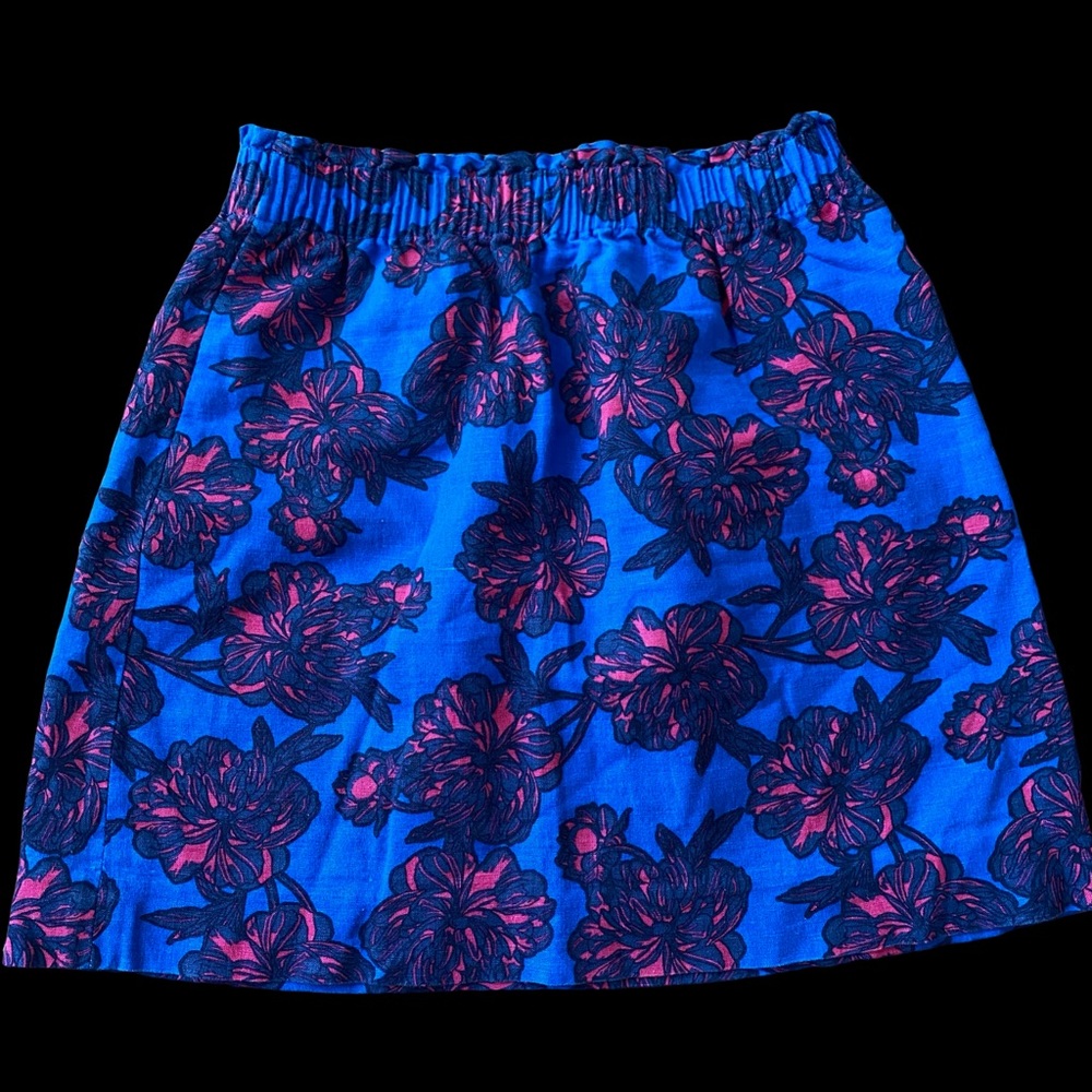Printed J. Crew skirt